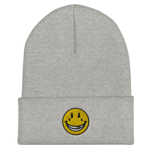 Load image into Gallery viewer, EMBROIDERED SMILEY BEANIE
